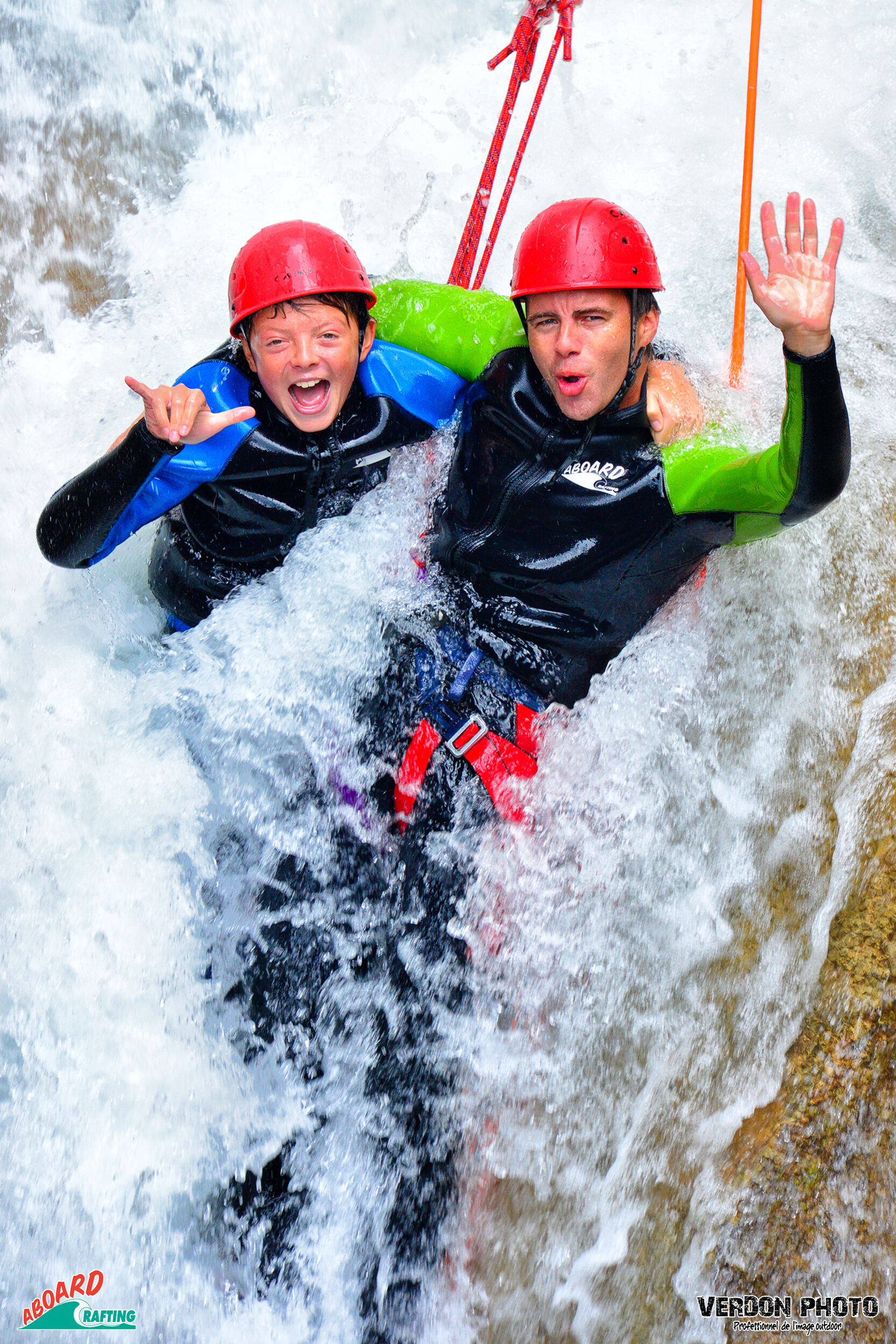 toboggan dans le canyon de saint auban canyoning verdon