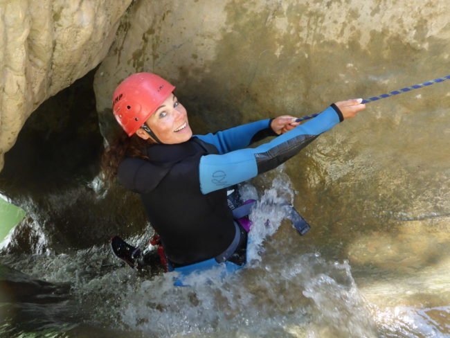 canyoning Jabron #1 glissade canyoning dans le Jarbon