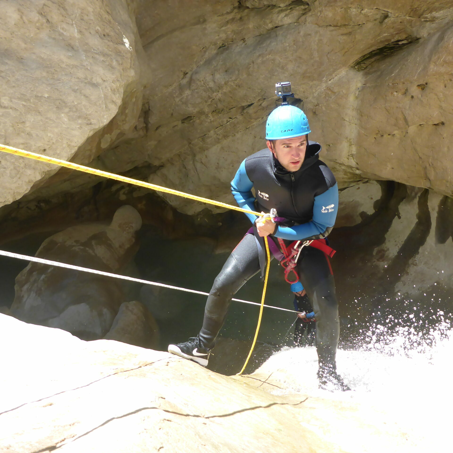 descente en rappel canyoning Verdon