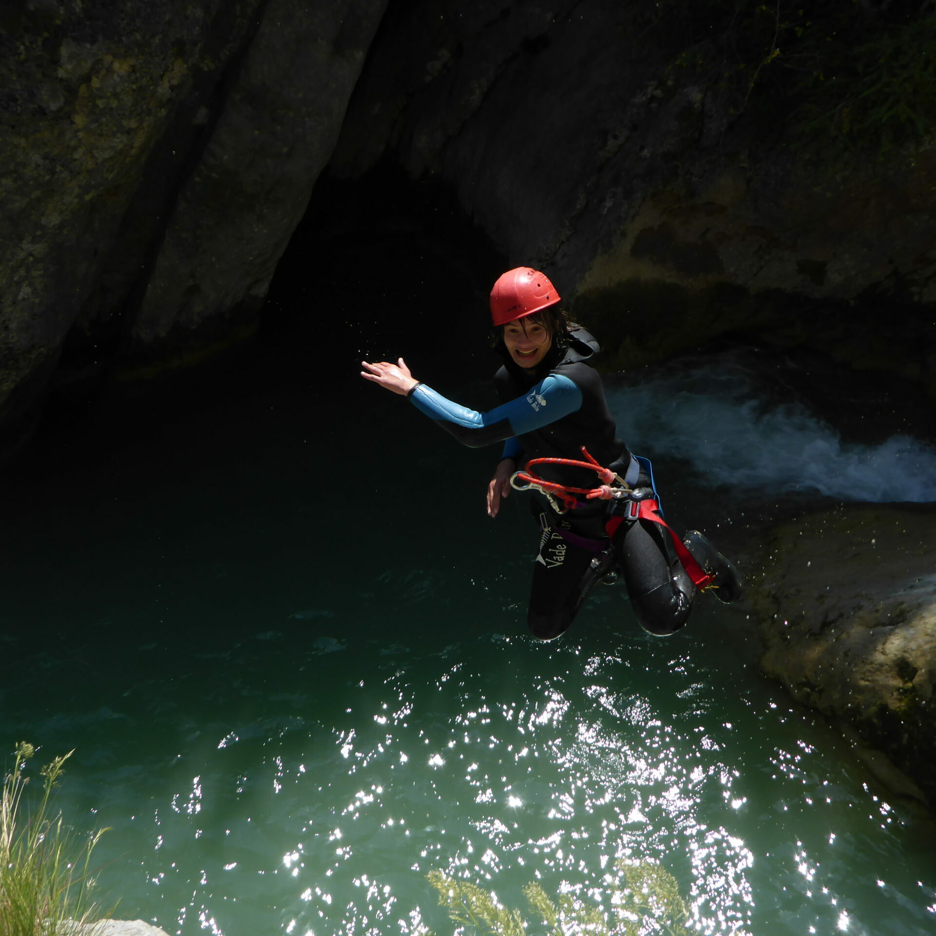 saut canyoning Saint Auban