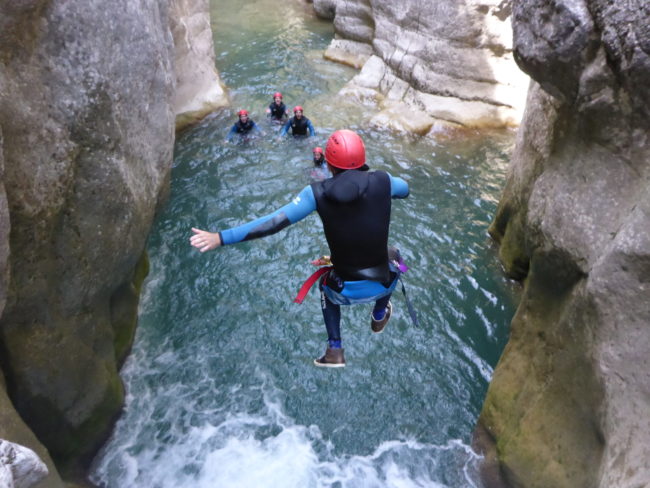canyoning à Saint Auban Verdon canyoning à Saint Auban Verdon