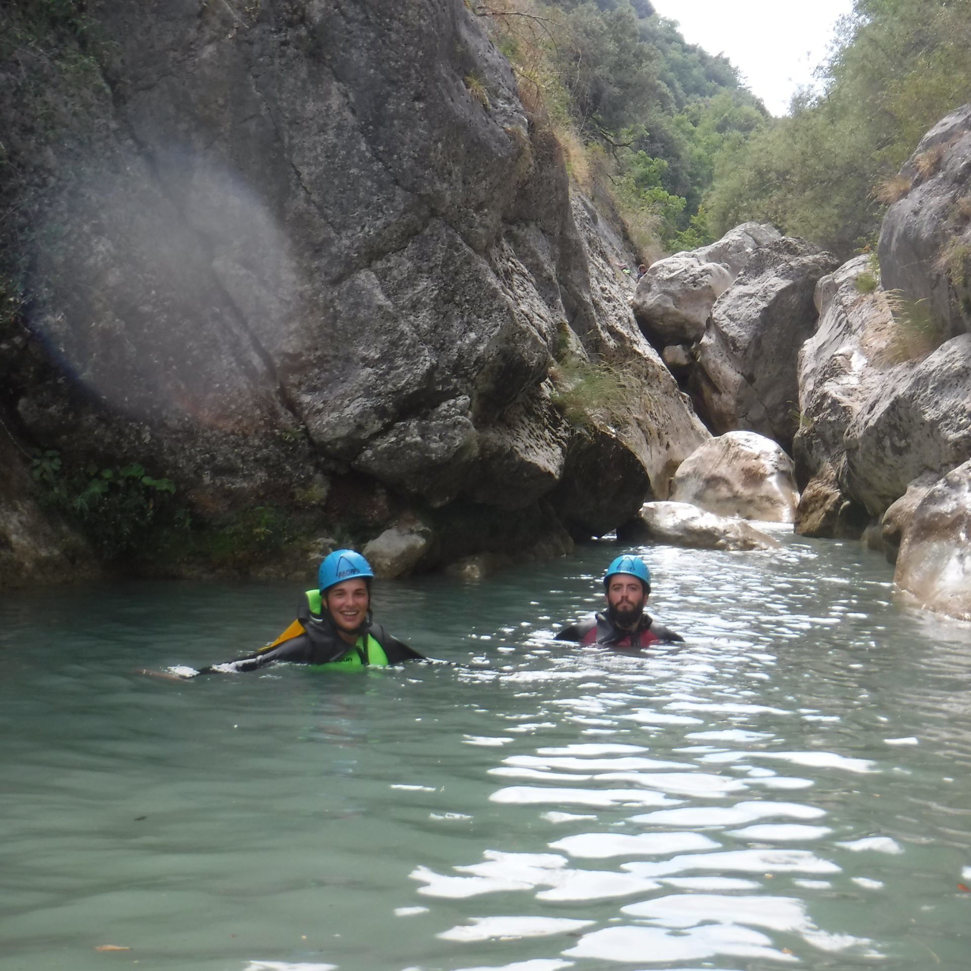 canyoing Gours du ray piscine