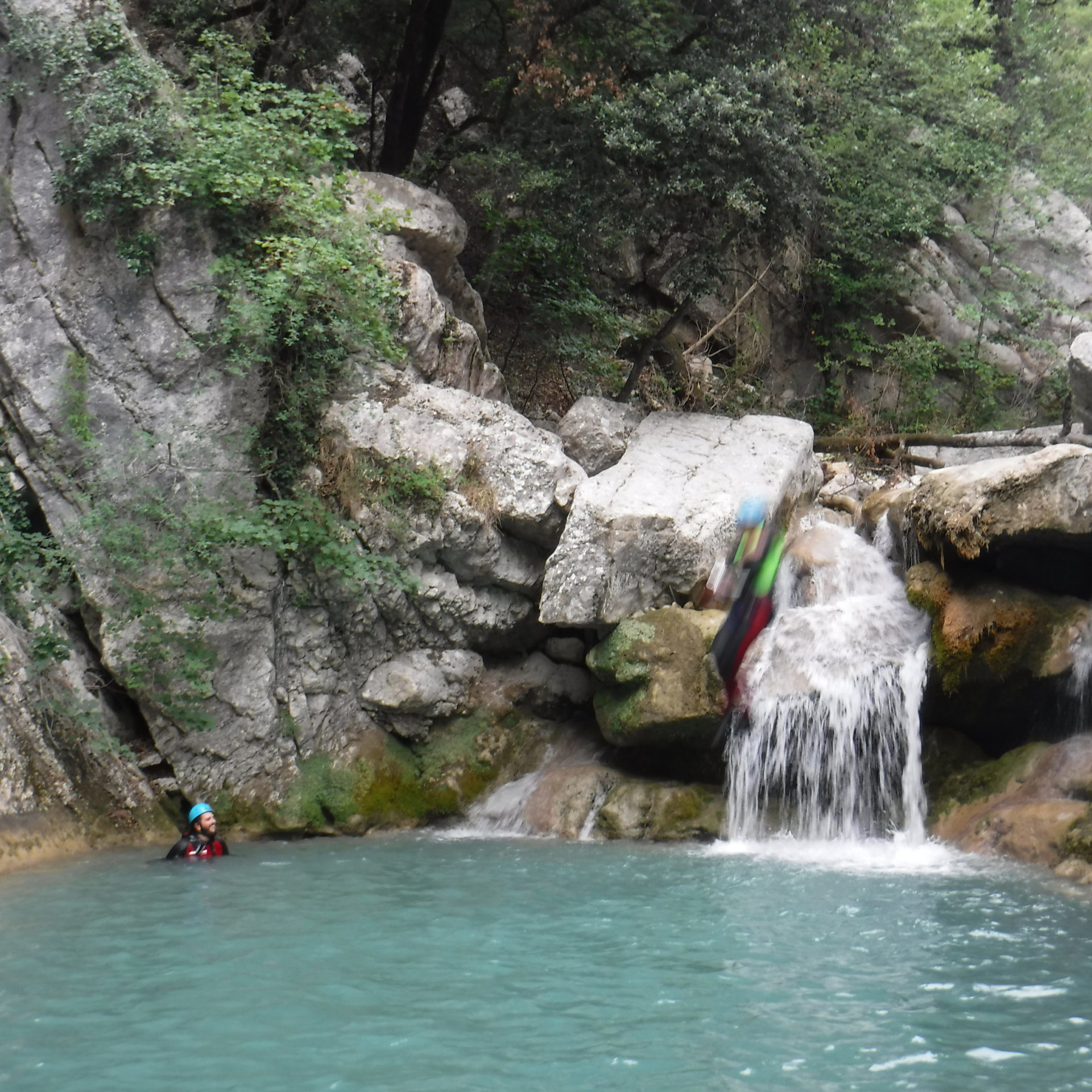 canyoing Gours du ray aux gorges du verdon